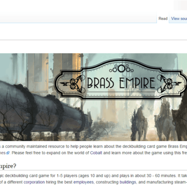 Brass Empire Website/Wiki