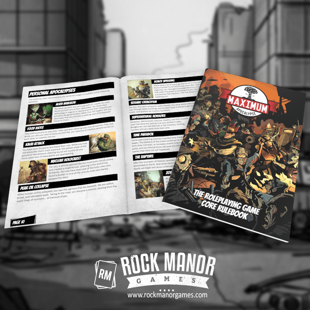 Maximum Apocalypse RPG - Rock Manor Games